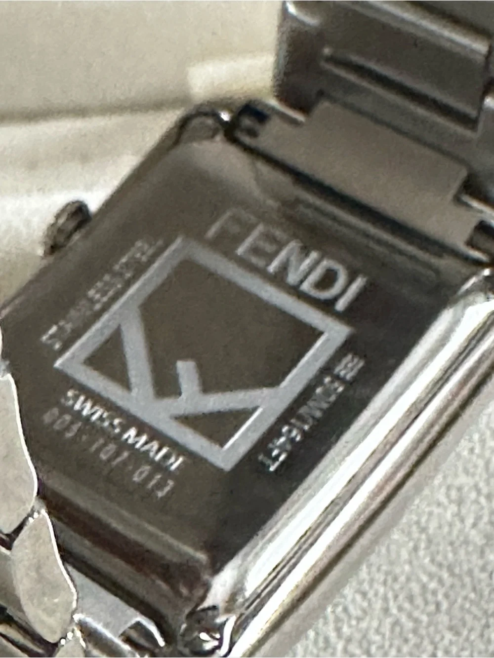 Fendi Stainless Steel Silver Bracelet Watch - Women's